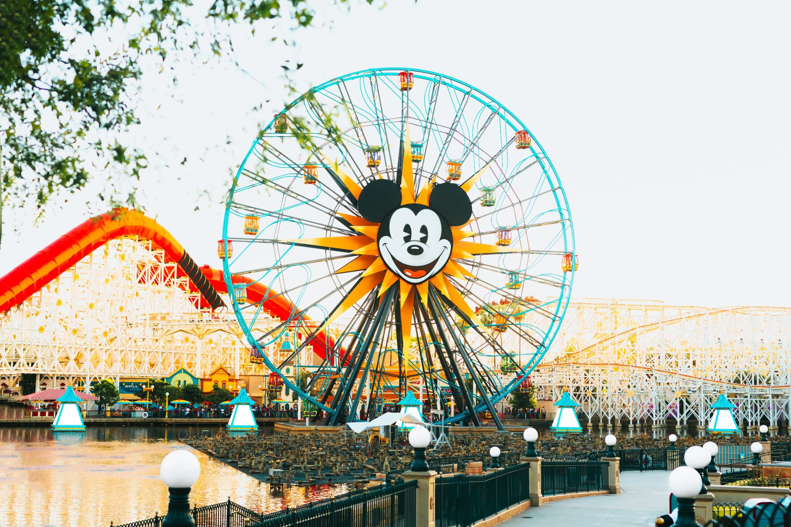 mickey mouse on a ferris wheel